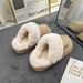 Women's Cotton Autumn 2025 New Simple Fashion Indoor Home Non-Slip Furry Slippers Men Winter_vogvips.com