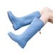 Fashion Rain Shoes For Women Medium High Water Shoes Student Rain Boots For Women Waterproof Outdoor Work Rubber Shoes High_vogvips.com