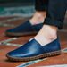 Suitable For All Seasons 2025 British Style Driving Loafers Lazy Large Size Men's Leather Shoes_vogvips.com