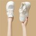 Wholesale In-stock Thick-soled Sneakers 2026 New Height-increasing Women's Shoes Casual Versatile Summer Mesh Hollow-out White Shoes_vogvips.com