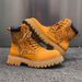 Men's High Top Martin Boots Casual Outdoor Tooling Short Boots Pattern Leather Boots_vogvips.com