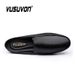 Summer Men Casual Loafers Fashion Breathable Genuine Leather Slippers Outdoor Light Mules Cool Half Shoes Italian Design_vogvips.com