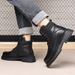European Warm Series Winter New Genuine Sheepskin Wool Integrated Leather Thick Sole Warm Martin Boots Casual Men's Shoes Wenzhou_vogvips.com