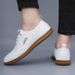 Summer Slip-on Driving Loafers For Men, 2025 Model, Hollowed-out Breathable Business Casual White Shoes_vogvips.com