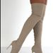 2022 Spring New Large Size Stretch Women's Thin Heel High Heels Knitted Tube Over-the-Knee Long Boots_vogvips.com