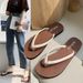 New Summer Internet Celebrity Floral External Wearing Flip Flops For Fashionable Flat Bottomed Women's Sandals And_vogvips.com