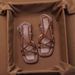 Vintage Fashion Cross Strap Genuine Leather Open Toe Sandals For Women Summer 2024 New Comfortable Flat Roman Shoes_vogvips.com