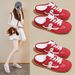 Half-todd Training Little White Shoes Women's Mesh Breathable Student Casual Shoes_vogvips.com