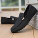 Men’s Shoes New Autumn Shoes For Men Trendy Men's Casual Shoes Fashionable And Versatile Toe Shoes Breathable Canvas Shoes For Men_vogvips.com