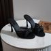 French Pointed-toe Mesh Espadrilles - Stunning Rhinestone Butterfly Stiletto Slip-on Sandals For Women's Summer Wear_vogvips.com