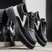 Men's Casual Sneakers With Thick Sole For Height Increase, Breathable & Comfortable Round-Toe Shoes For Daily Wear, Sizes 38-45 Versatile Daily Style_vogvips.com