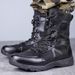 European Warm Series Ultra-light Thunderbolt New Model Land High-top Combat Training Men's Mesh Breathable Tactical Shoes Running Boots_vogvips.com