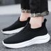 Middle-aged And Elderly Walking Lightweight Breathable Comfortable Versatile Mesh Casual Men's Slip-on Sports Women's_vogvips.com