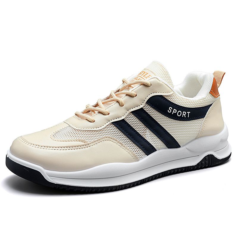 Men's Summer Breathable Mesh Casual Shoes - Lightweight Comfortable Sneakers With Soft Sole, Trendy Sports Shoes For Daily Wear_vogvips.com