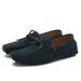 Men’s Shoes Summer Hot Selling Frosted Genuine Leatherr Hot Breathable Slip On Large Size Men's Casual All Match Loafers_vogvips.com