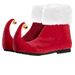 Christmas Adult Elf Santa Claus Shoes Red Ankle Boots With Bells Role Play Accessories For Party Stage Performance Props_vogvips.com