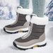 Women's Shoes Autumn And Winter Plus Velvet Thick Waterproof Non Slip Thick Sole Northeast Cotton Warm Casual Snow Boots_vogvips.com