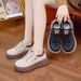 Soft Soled Sports Shoes Women New All Match Sneakers With Thick Soles And Height Enhancing Fashionable And Casual Shoes_vogvips.com