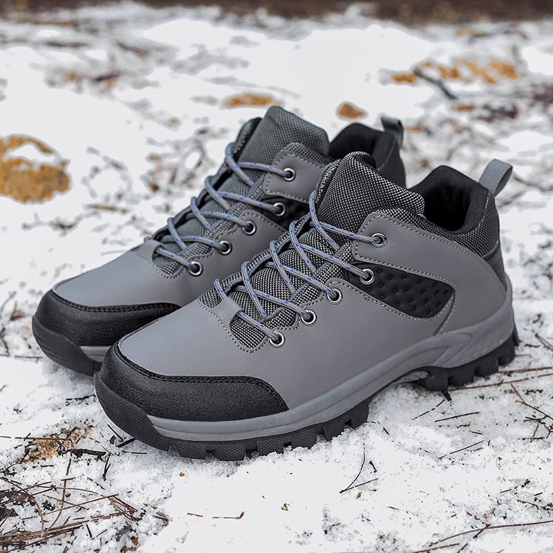 2025 Spring New Large Outdoor High Top Soft, Comfortable, Simple, Versatile Men's Mountaineering Shoes 89C_vogvips.com