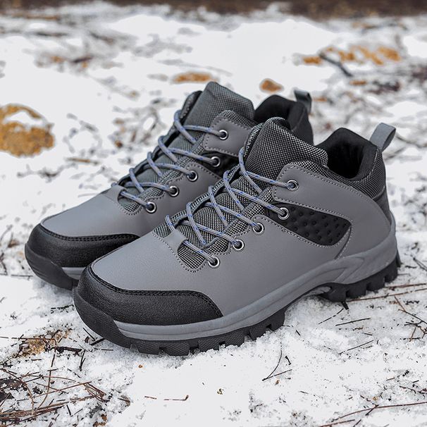 2025 Spring New Large Outdoor High Top Soft, Comfortable, Simple, Versatile Men's Mountaineering Shoes 89C_vogvips.com