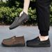 Men's Breathable Mesh Shoes, Lightweight Soft Soled, Middle-Aged And Elderly Fathers, With Shallow Mouth, Suitable For_vogvips.com