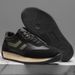Men's Retro Running Shoes - Non-Slip Platform Sneakers, Classic Black Dad Shoes For Casual & Sports_vogvips.com