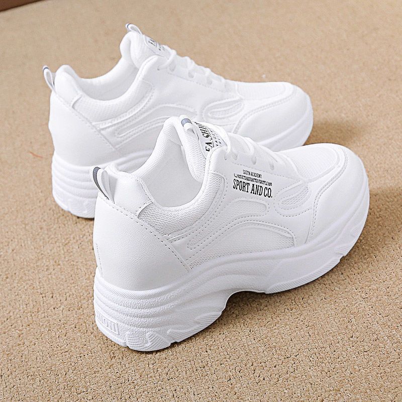 Foreign Trade Cross-Border Dad For Women, Ins Trendy Shoes, Thick-Soled Versatile Autumn Indoor Height-Increasing Casual_vogvips.com