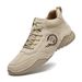 Leather Men's Shoes High-top Cotton Shoes Men's Casual Shoes Winter Velvet Thickened Shoes Martin Boots Men's_vogvips.com