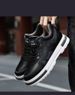 Round Head Men's Height-increasing Lace-up Board Shoes Breathable Youth Sports Leisure Reflective Little White Men's Shoes_vogvips.com