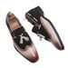 Euro Step 2025 Spring Formal Men's Casual Large Size British Style Groom Brogue Leather Shoes_vogvips.com