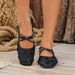 Women's Lolita Style Mary Jane Shoes Single Strap Bow Comfortable Versatile Everyday Wear_vogvips.com