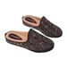 plus Size Women's Rhinestone Closed Toe Slippers Casual Thick Soled Half Slippers Easy Wear Autumn Style_vogvips.com