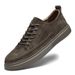 Men's Shoes Casual Board Shoes Men's Sports Casual Shoes Breathable Matte Suede Pigskin Shallow Mouth Round Head Shoes_vogvips.com