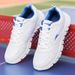 Euro Step Mesh Spring And Autumn Breathable White Lightweight Soft Sole Casual Trendy Deodorant Sports Running Men's Shoes_vogvips.com