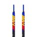 Red, yellow, purple and blue sweater shoelaces_vogvips.com