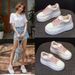 Women's Height-increasing Loafers 2026 Spring New Style Thick-soled Leather Casual Versatile Platform Shoes That Make_vogvips.com