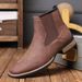 European Warm Series R003 Embroidered Slip-On Men's Martin Boots_vogvips.com