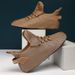 MAEDEF Mens Casual High Quality Lightweight Running Man Sneakers Lace Up Flats Shoes Male Outdoor Sports Tennis Shoe_vogvips.com