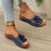 Fashionable Floral Wedge Sandals For Women 2026 Southeast Asia Foreign Trade Large Size Thick-Soled Hollow Out Open-Toe_vogvips.com