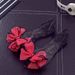 Women's Summer Flat Fish Mouth Sandals, Floral Design, New Bowknot Women's Jelly Shoes, Transparent Crystal Shoes_vogvips.com