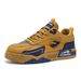 Men's Retro Chunky Sneakers - Deconstructed High Street Casual Shoes, Y2K Geometric Print Platform Sneakers For Young Men_vogvips.com