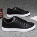 2026 Summer New 's White Sneakers Korean Style Fashionable Casual Trendy Versatile Large Size Soft Leather Shoes For_vogvips.com