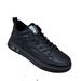 ShoeVault 2024 New Spring Mid-Top Versatile Black Leather Shoes Ins Trendy Men's Casual Sneakers_vogvips.com