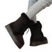 Women's Winter Snow Boots With Thick Sole - High Top Lace-Up Faux Fur Lined Warm Comfortable Shoes For Cold Weather_vogvips.com
