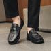 Business Casual Leather For Men, Crocodile Pattern, Youth Trendy Flat Driving Slip-On All-Season Single Shoes, Cowhide_vogvips.com