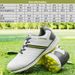 Golf Shoes Mens Professional Spikeless Leather Golf Sneakers Outdoor With Arch Support_vogvips.com