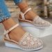 Women Summer New Canvas Wedge Casual Espadrilles Fashion Elegant Platform Woman Sandals_vogvips.com