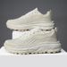 2025 Large Versatile Breathable Sneakers For Spring And Summer Lightweight Thick Bottom Shock Absorbent Running Shoes_vogvips.com