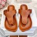 Luoyi Women's Flip-Flops 2025 Summer New Model With Metal Buckle, Open-Toed, Hollow Design, Comfortable For Daily Wear_vogvips.com