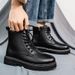 Martin Men's Spring 2025 New Fashion British Workwear Boots High Cut Thick Sole Casual Trend Versatile Leather Shoes_vogvips.com
